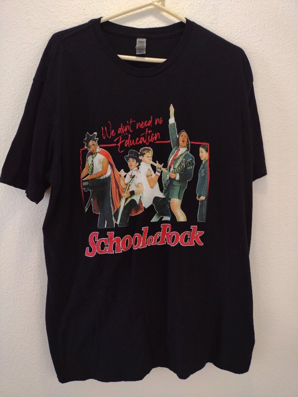 Brisco Men's School of Rock T-Shirt Black XL